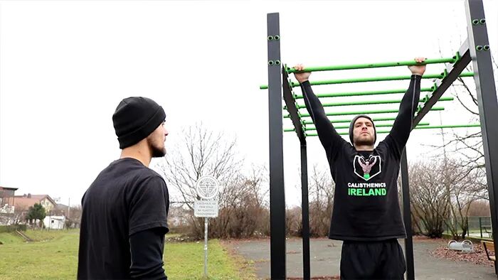 Beginner-friendly bodyweight workout session, focusing on foundational calisthenics movements and progressions for new trainees