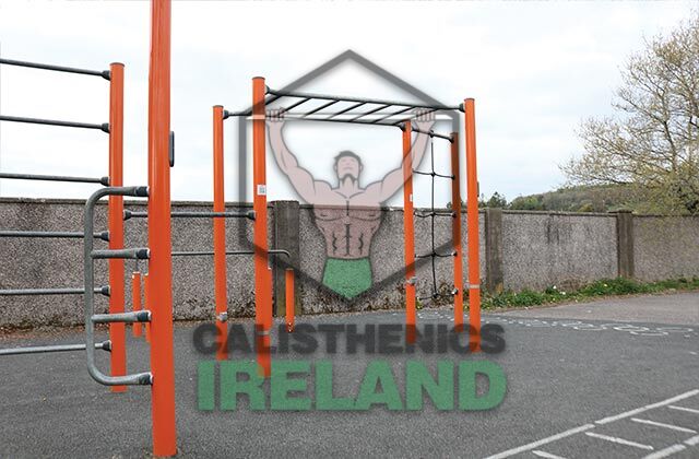Street workout gym in Blarney, Cork, featuring outdoor calisthenics equipment for public bodyweight and functional training