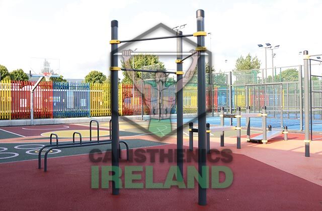 Bodyweight outdoor gym in Ballinteer, South Dublin, featuring calisthenics equipment for strength, mobility, and functional training