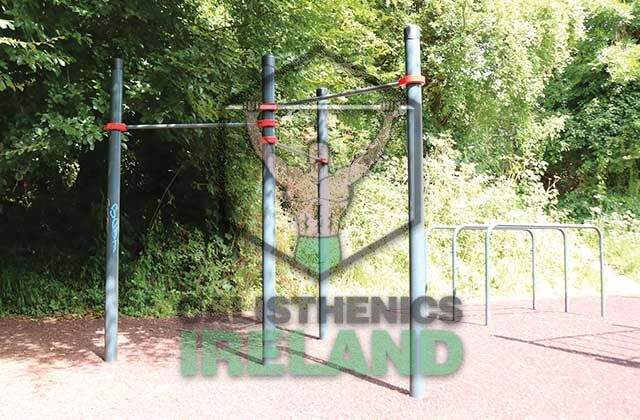 Pull-up bars in Bray outdoor gym, Ireland - calisthenics park equipment for bodyweight training