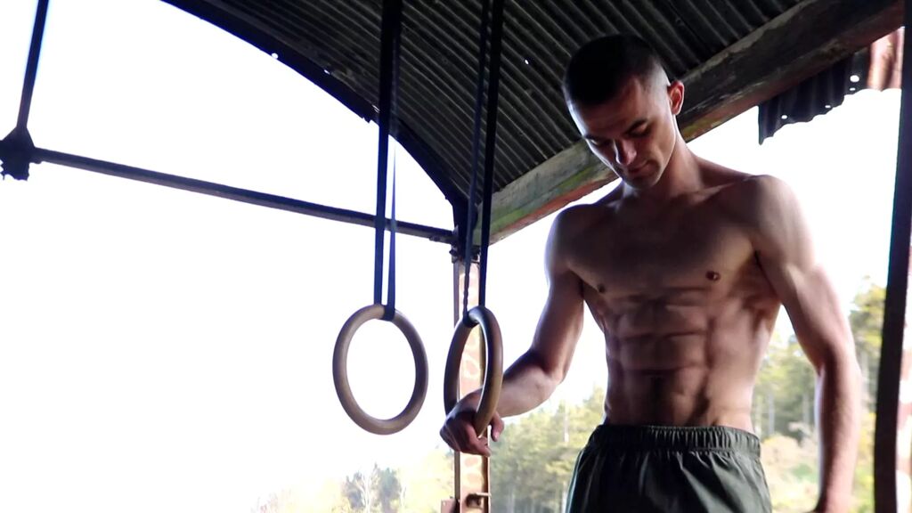 Gymnastics ring workout Calisthenics Ireland