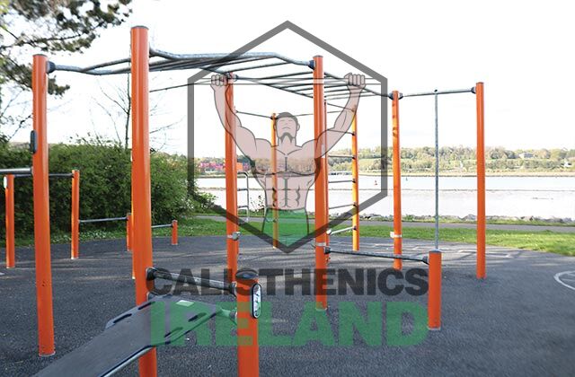 Calisthenics workout park in Blackrock, Cork, equipped with pull-up bars and functional fitness equipment for outdoor training