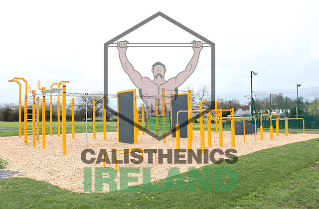 Calisthenics park in Clondalkin, West Dublin, equipped with outdoor workout equipment for strength, mobility, and bodyweight training