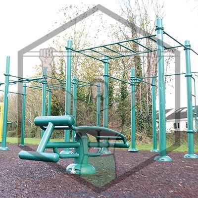 Calisthenics and bodyweight exercise at Hartstown Park in Blanchardstown, Dublin outdoors