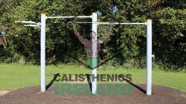 Pull-up bar station at Marlay Park outdoor gym in South Dublin for strength and calisthenics training
