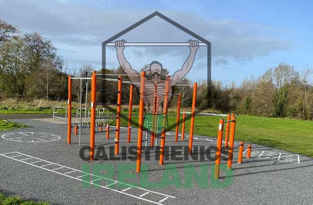 Street workout park at Murphy’s Farm Cork with versatile equipment for strength training