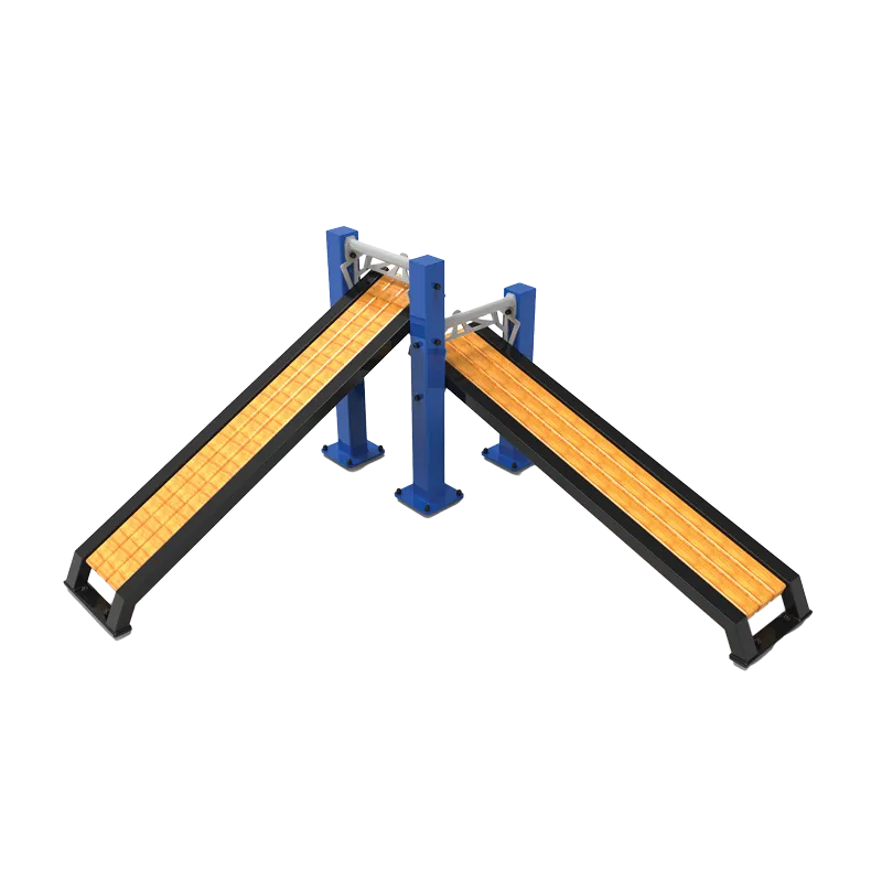 Outdoor double ab bench equipment in Ireland for core training and calisthenics workouts