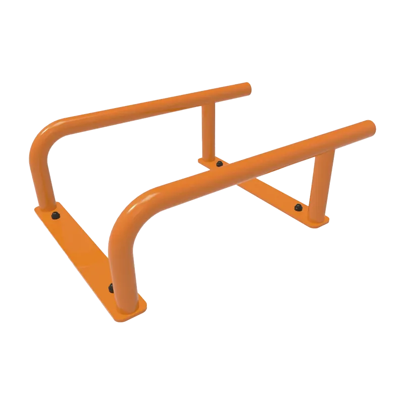 Outdoor fixed parallettes equipment in Ireland for calisthenics strength training and handstands