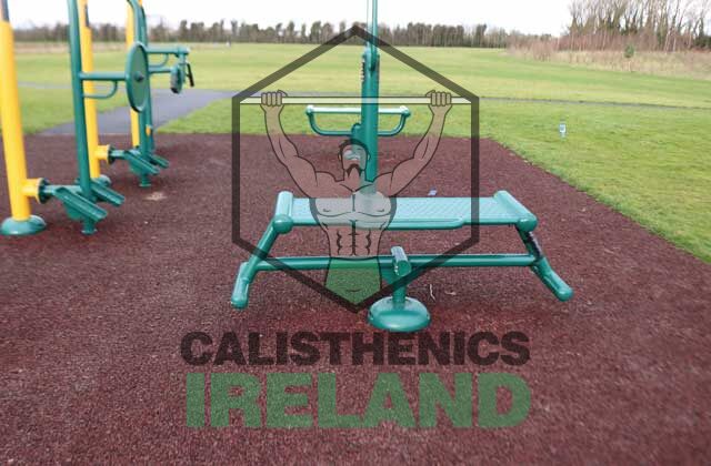 Street workout and exercise park at St Catherine’s, featuring outdoor calisthenics equipment for bodyweight training and functional fitness