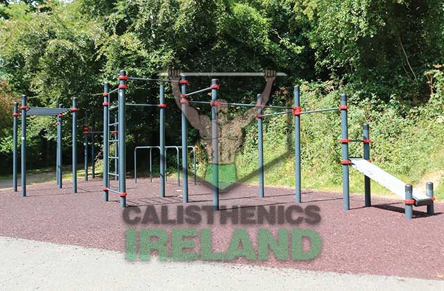 Street workout park at Cork Great in Bray, Dublin, equipped with outdoor calisthenics bars for bodyweight and functional fitness training