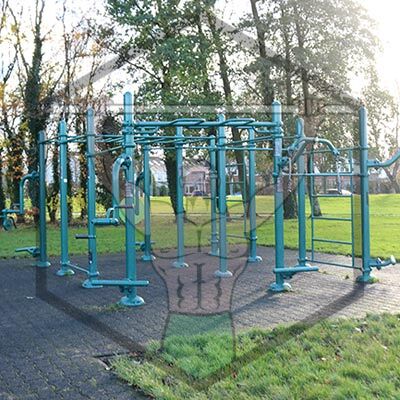 Street workout and pull up bars at Tír na nÓg Park in West Dublin for calisthenics training