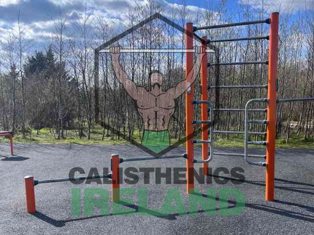 Pull-up bar station at Tramore Valley Park Cork, used for strength and conditioning workouts
