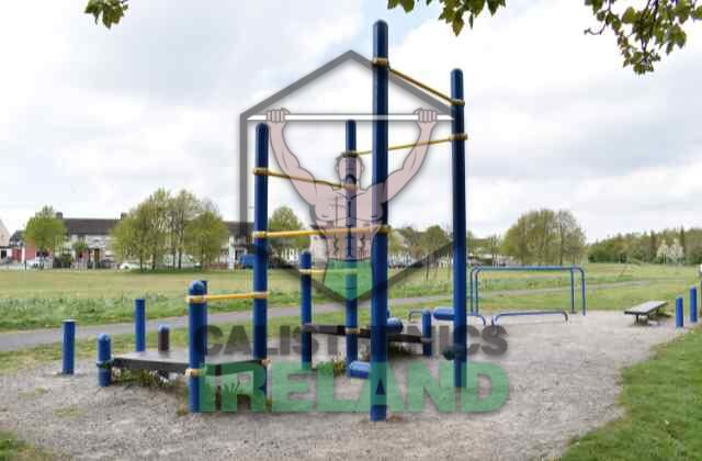 Public outdoor gym in Gaels Drumfinn Park, Dublin
