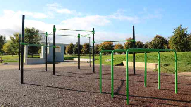 calisthenics park in Ballycragh Park, South Dublin