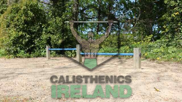 Public outdoor gym in Cabinteely Park, Dublin