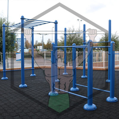 Decathlon public calisthenics facility in Ballymun, Dublin