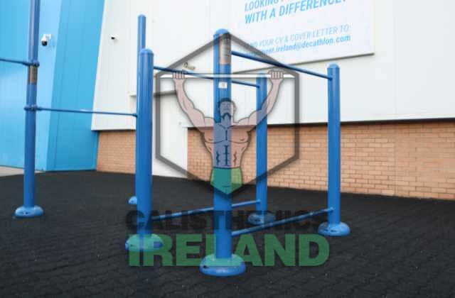 Decathlon outdoor dip bars, Dublin