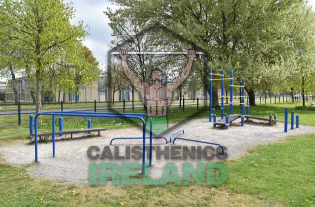 Calisthenics park in Gaels-Drumfinn Park, Dublin city