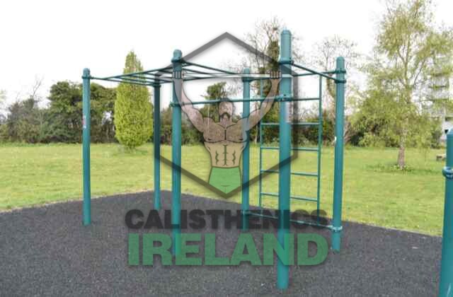 Street workout equipment in Millennium Park, Dublin