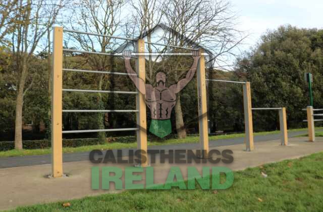 Outdoor pull up bars in St. Annes Park, Dublin