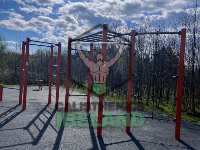 Public outdoor gym in Tramore Valley Park, Cork