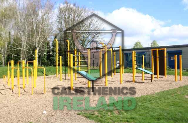 Calisthenics park in Tymon Park, South Dublin